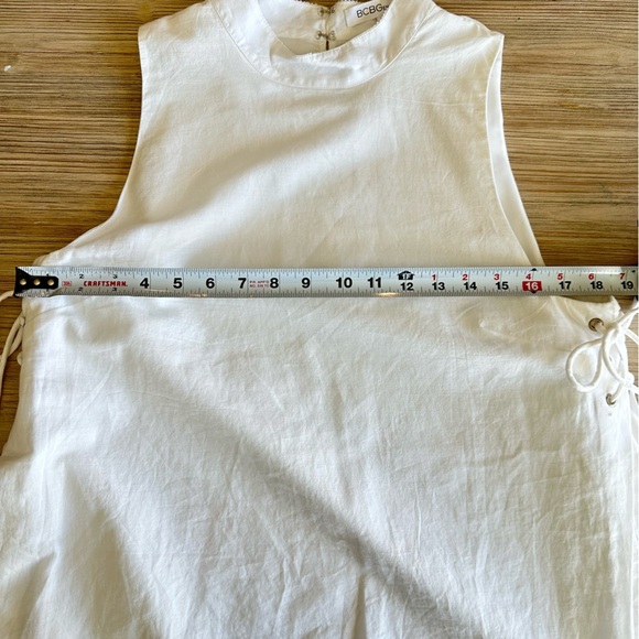 BCBGernation // Eyelet Embroidered A-line White dress Size S NWT - Picture 14 of 14